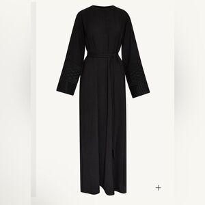 SOLD Veiled Dima embroidered dress with belt